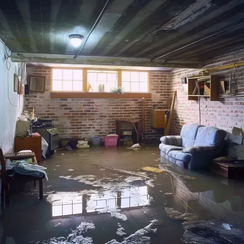 Flooded Basement Cleanup in Woodworth, LA